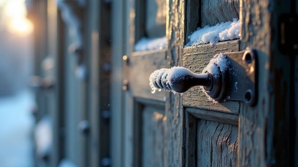 Comment isoler une vieille porte en bois pour éviter le froid ?