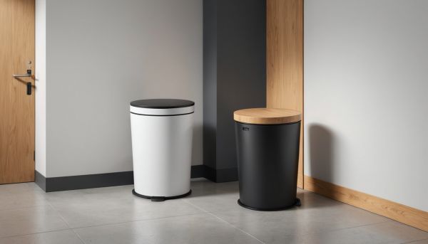 Des poubelles de bureau qui allient esthétique et fonctionnalité