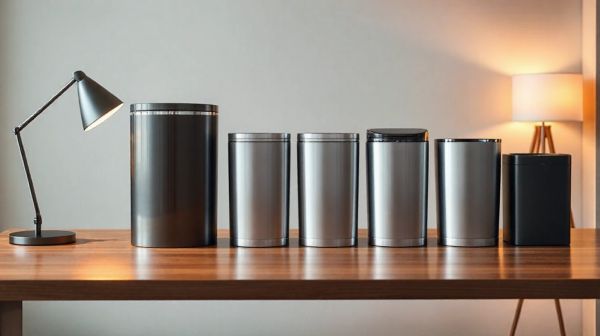 Top poubelles de bureau alliant style et praticité
